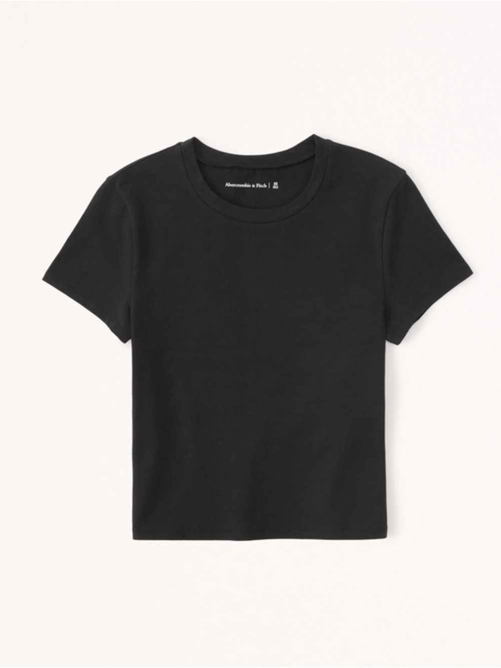 Abercrombie & Fitch Essential Baby Tee – Black, Size Small